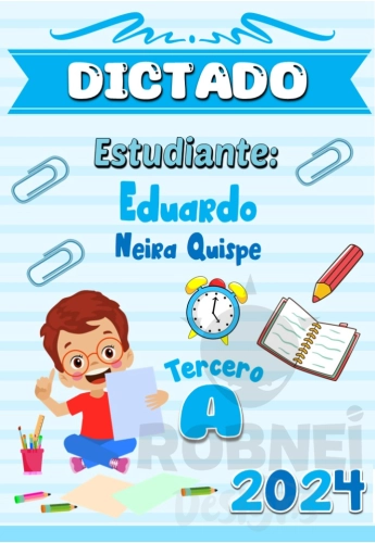 Dictado Celeste Caratula